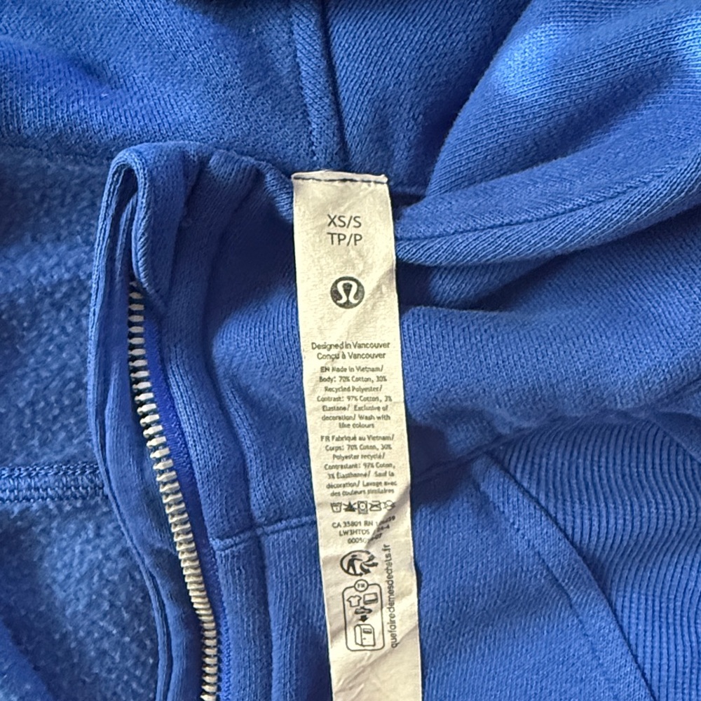 Scuba Half Zip Hoodie Riverside Color - Picture 5 of 5